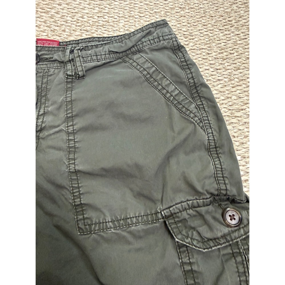 Vintage Y2K Merona  Cargo Shorts Size 4 Fit 4 Cotton Utility Outdoor Summer - Picture 4 of 7
